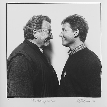 Tom Halliday and his father