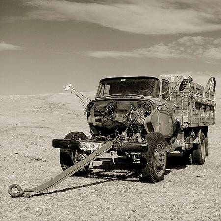Abandoned truck